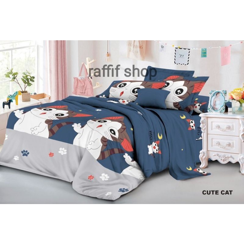 SPREI KUCING 180X200 | SPREI CAT LOVER | SPREI KUCING 180X200 UNTUK KUCING LOVERS | SPREI 180x200 KU