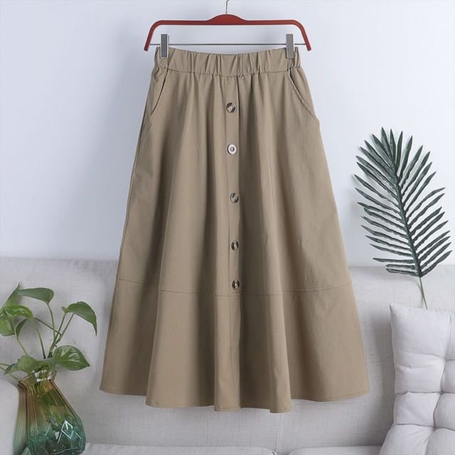 ALEEYA Rok Suede 7/8 / Reyna Midi Skirt Suede (2521)