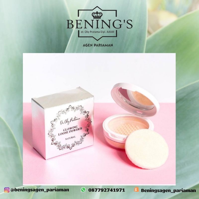 Jual Glowing Loose Powder (bedak tabhr benings) Shopee Indonesia