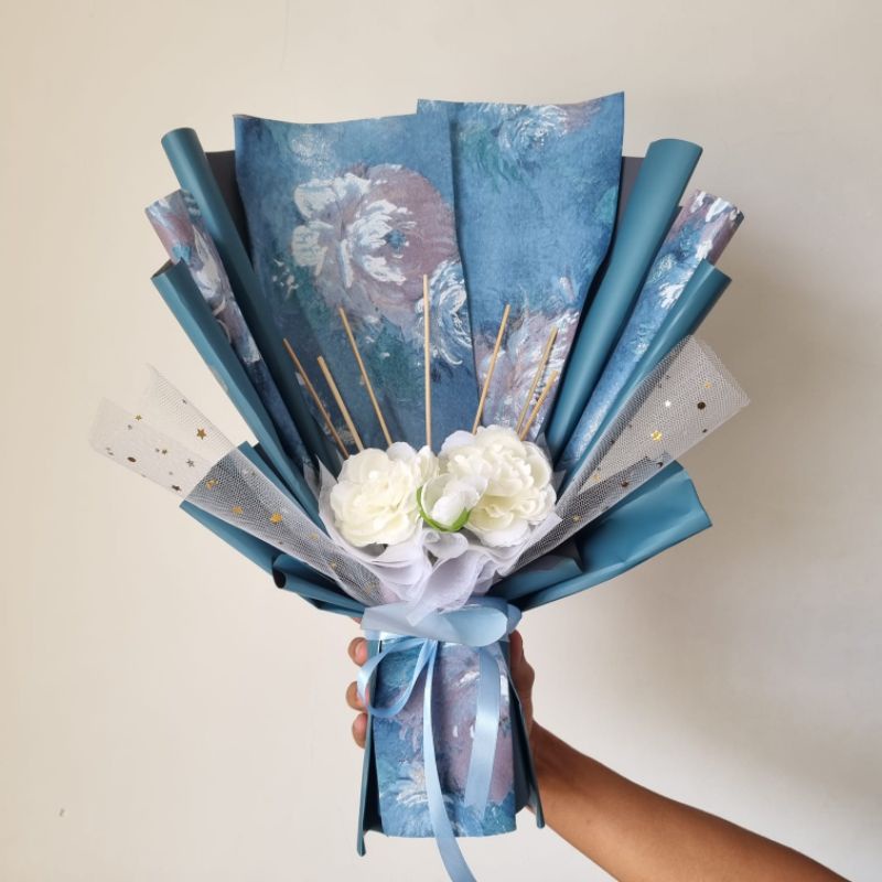 buket bouquet polosan kosongan by request nar. shoping