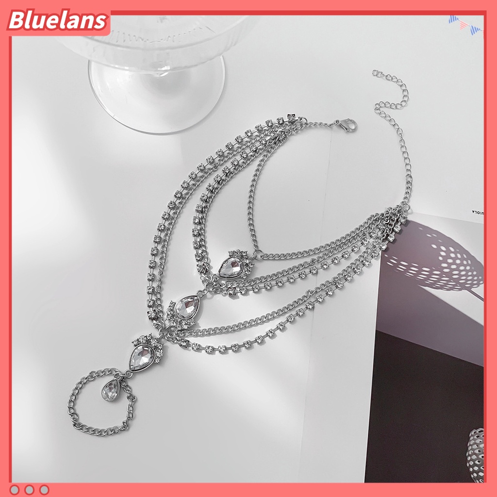 Gelang Kaki Rumbai Multi Layer Gaya Retro Bohemian Untuk Menari