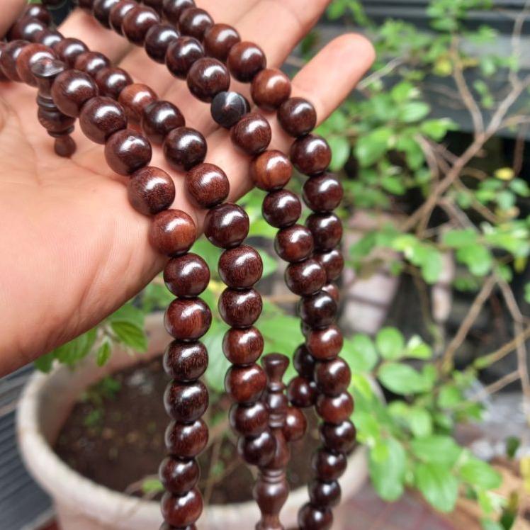 {AZN.18Oc22ᵀ} Tasbih stigi asli 10mm tasbih stigi laut asli tasbih stigi hitam