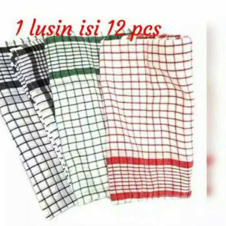 Terbaru Serbet makan/Serbet dapur 1lusin 12pcs