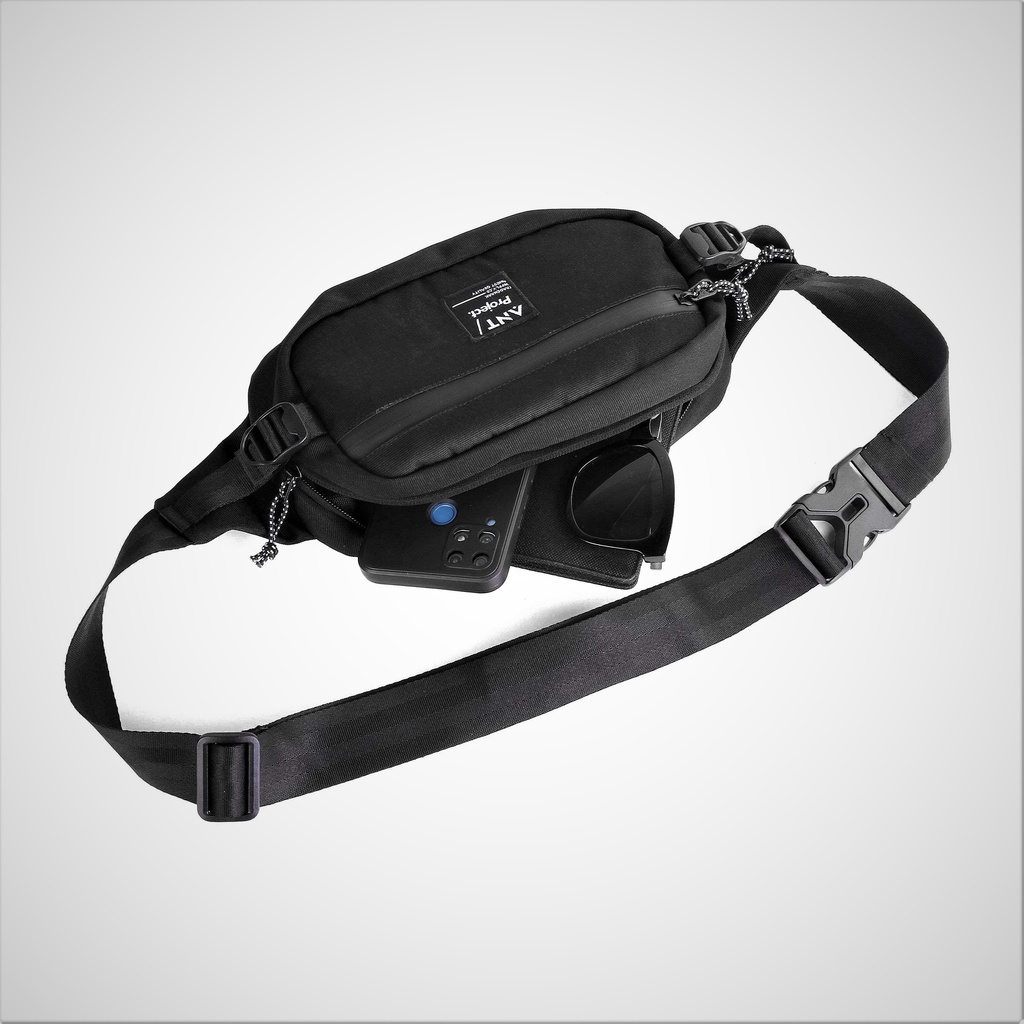 Ant Project Tas Selempang Bahu Pria Distro Slingbag Waistbag Cowok Xenon Premium