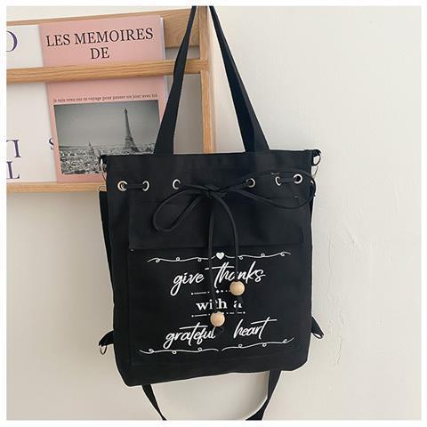 ✌✳Sera 2022 baru tas kanvas siswa perempuan tas bahu satu bahu versi Korea sastra tas messenger sederhana dan serbaguna