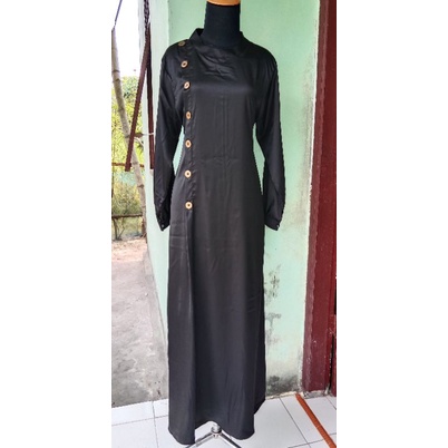 GAMIS SUTRA POLOS KANCING, MEWAH DAN TERMURAH