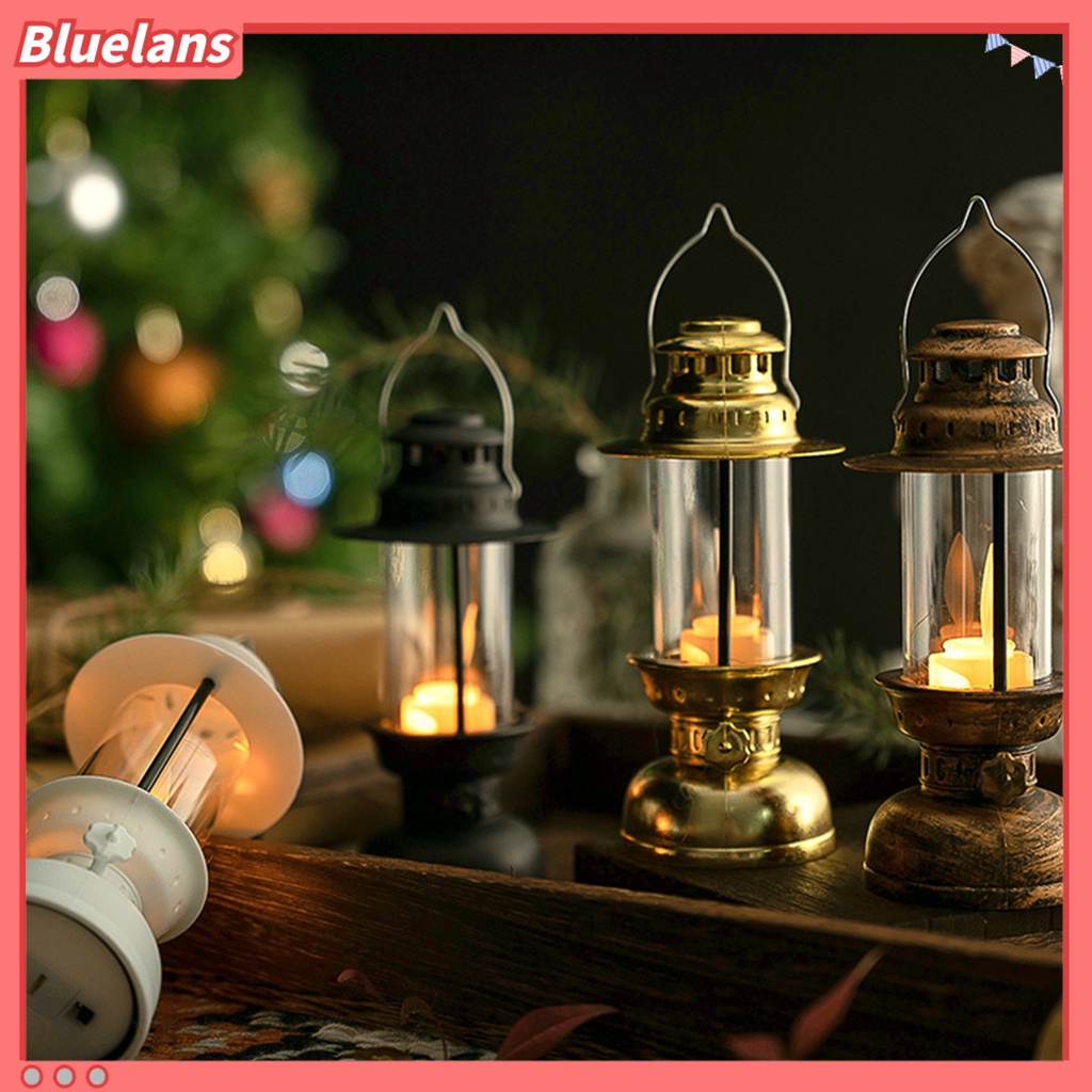 (In Stock) Lampu Gantung LED Bentuk Lilin Bahan Plastik Gaya Retro