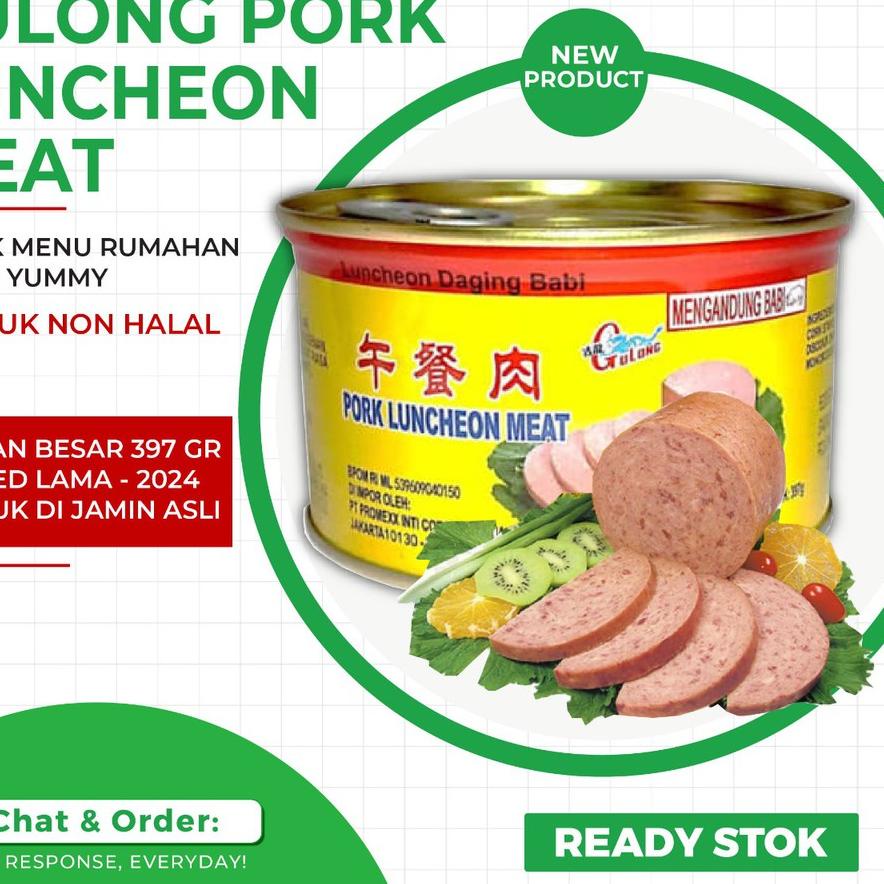 

✨Promo✨ Hari Ini Maling Gulong / Daging Maling / Pork Luncheon Meat GULONG 397 gr murah