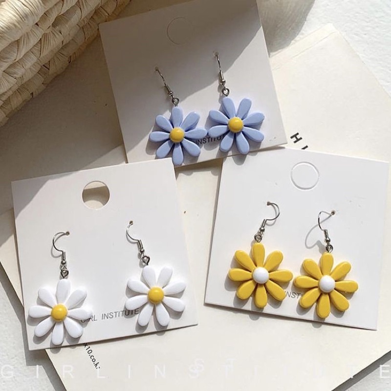 Earrings Daisy | Anting Resin - Bunga Daisy