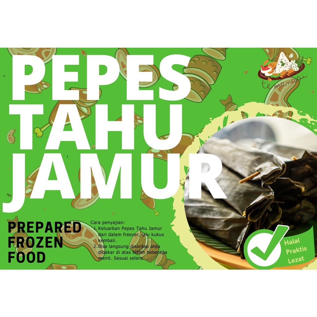 

Pepes Tahu Jamur Tiram | Masakan khas Sunda Frozen Siap Saji