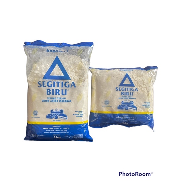

Bogasari - Segitiga Biru - Tepung Terigu - 1Kg/500g - PER PCS