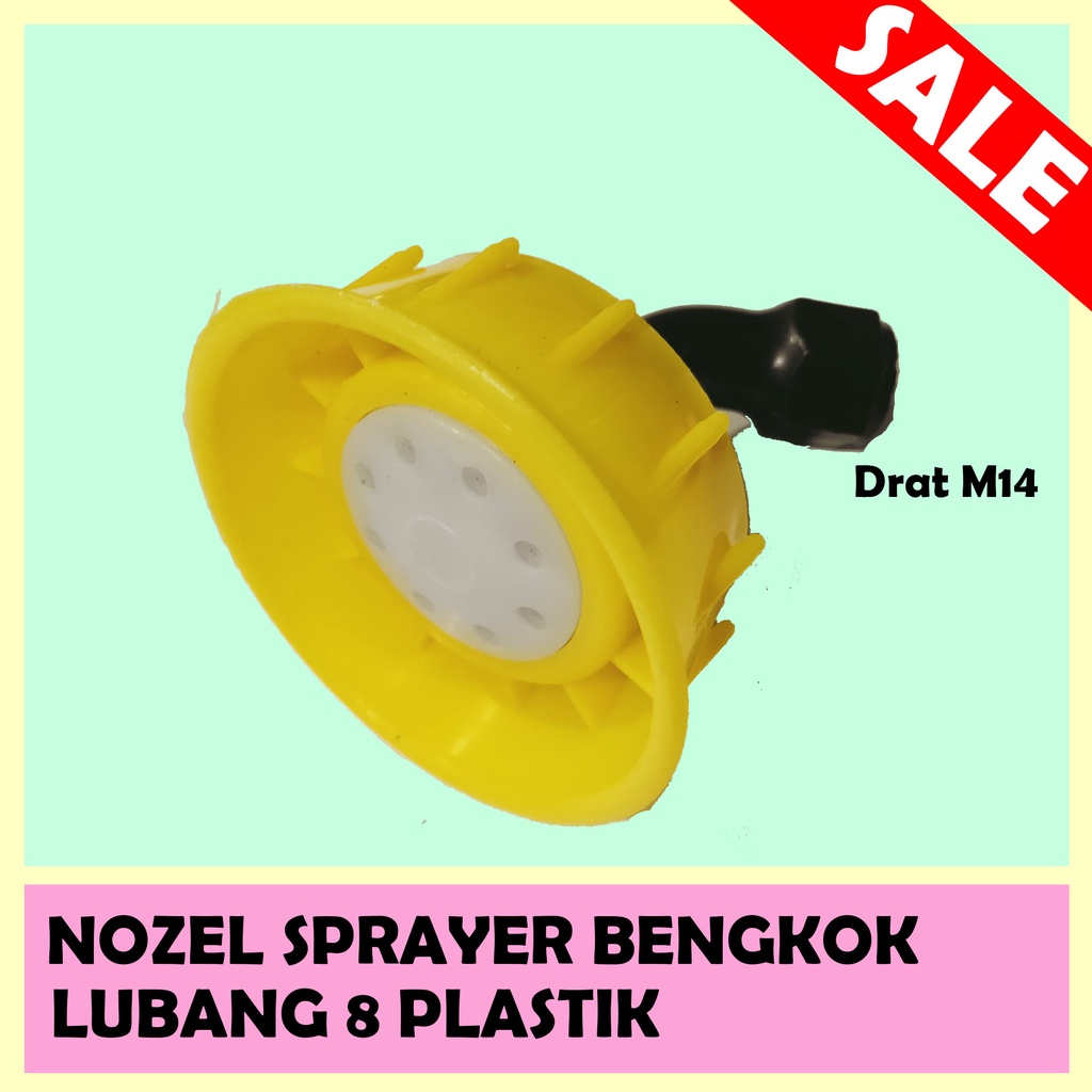 Jual NOZEL / NOZZLE SPRAYER ELEKTRIK / KNAPSAK MODEL BUNGA LUBANG 8 ...