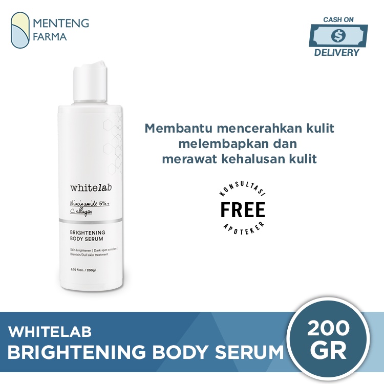 Whitelab Brightening Body Serum 200 Gr - Lotion Untuk Mencerahkan Kulit