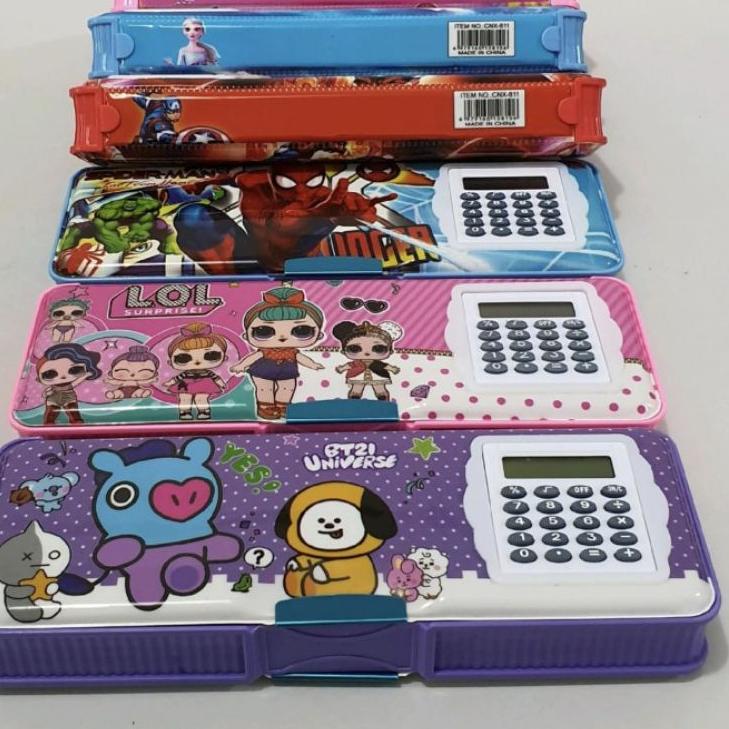 

mfqu kotak pensil ada kalkulator/pencil case KALKULATOR/TEMPAT PENSIL MAGNET KALKULATOR Special For You