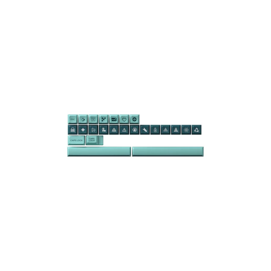 Akko Herb Garden PBT Double Shot Keycaps 187 set OSA Profile