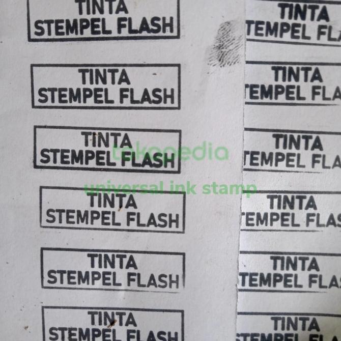 

Tinta stempel Flash WATERPROOF permanen 1 Liter HITAM, TERBARU