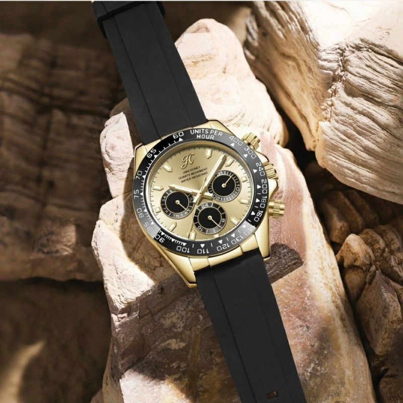 Jam Tangan Pria Jimshoney Jhw 17 Men Watch Original Casual Daily - Arloji Strap Kalep Jam Tangan Sport