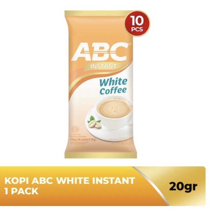 

Diskon Heboh--kopi abc white instant renceng renteng isi 10 pcs x 20 gr