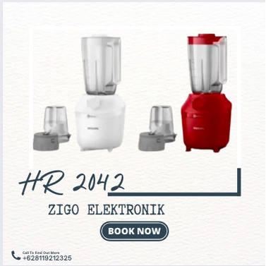 PHILIPS BLENDER 1 LITER PLASTIK 290 WATT HR2042