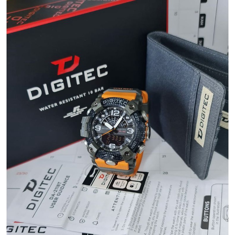 Jam Tangan Digitec Free Box Dompet Jam Tangan DG2118 Outdoor