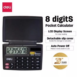 

Deli Calculator Pockets E39218