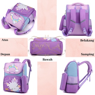 [MONA] Tas Ransel Anak Perempuan Motif Lucu Imut + FREE Tempat Pensil Waterproof - Kualitas Import Premium - M0185