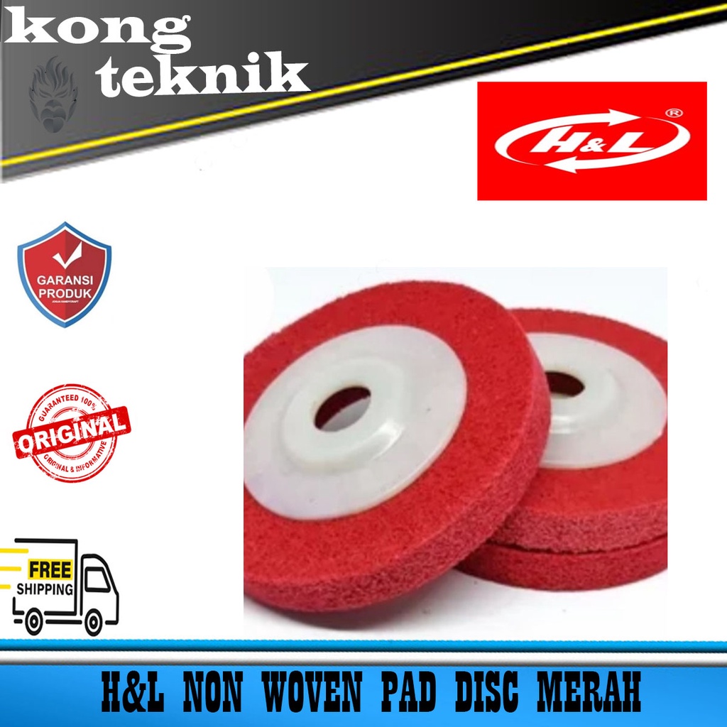 Non Woven Pad 4 inch / Mata Gurinda Poles Non Woven / Poliac / Poleax