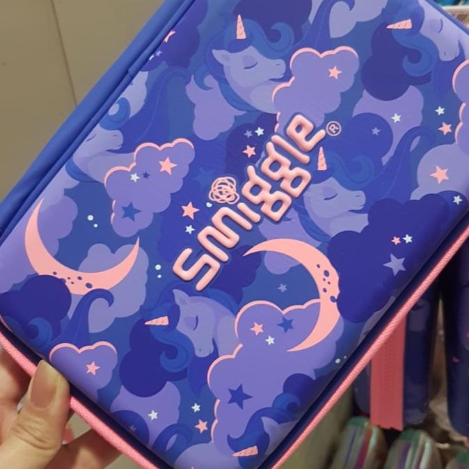 

Smiggle Pencil Case Hardtop Unicorn Purple Original