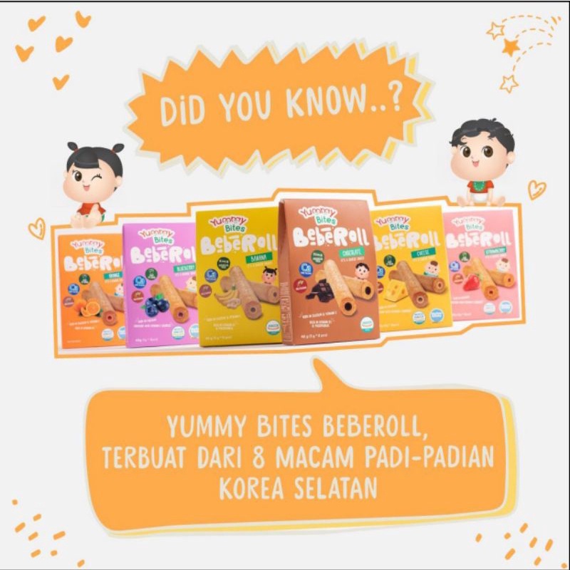 Yummy Bites Beberol/snack bayi&amp;kids