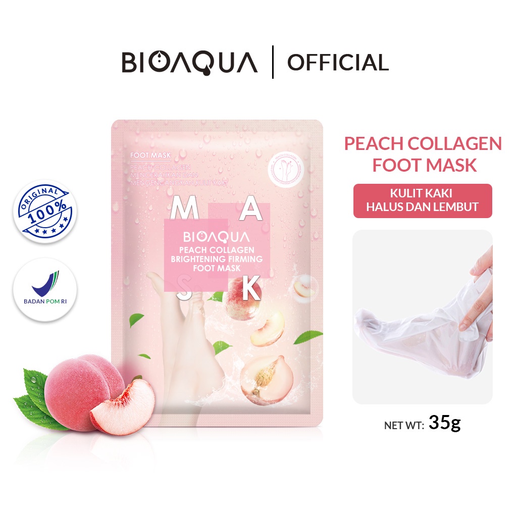 BIOAQUA Niacinamide Brightening Moisturizing Foot Mask 35g