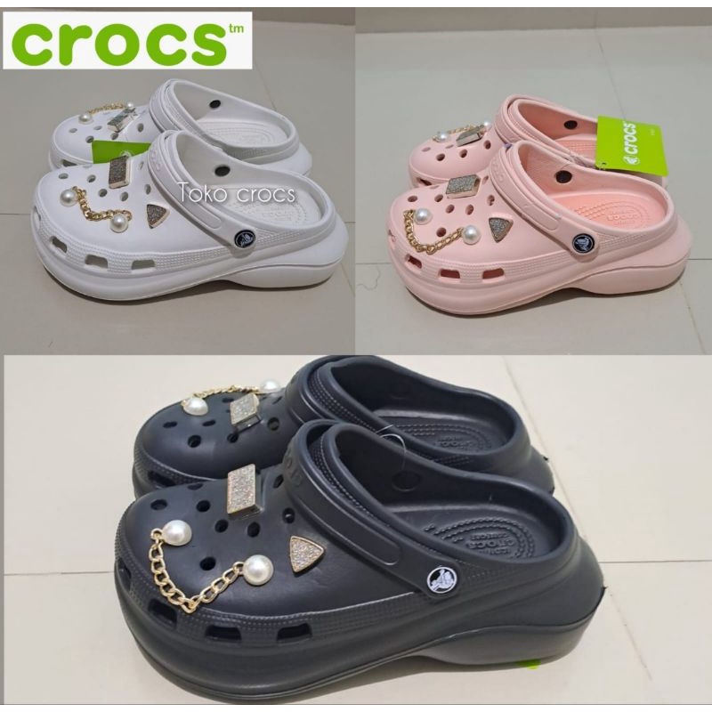 Crocs bae clog fashion / Crocs bae fashion include jibitz diamond