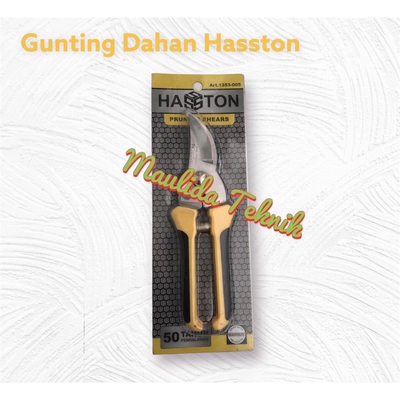 

Gunting Bunga Handgrip Karet 2 Warna Hasston / alat perkakas