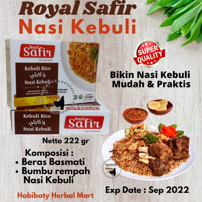 

^^^^^] Nasi Kebuli Basmati Instan Praktis Royal Safir 222 gram