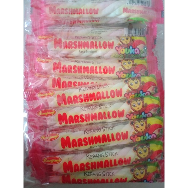 

marshmallow rasa stroberi 6 g