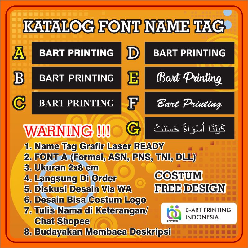 Name Tag 8x2,5 cm Papan Nama Nama Dada POLRI TNI PDU PDH BHAYANGKARA BHAYANGKARI RESIN GLASS