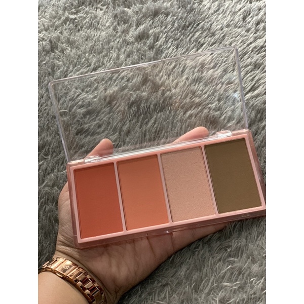 BLUSH ON SIVANA COLORS FALL IN LOVE OVERTAKE CHEEK & HIGHT LIGHT HF162