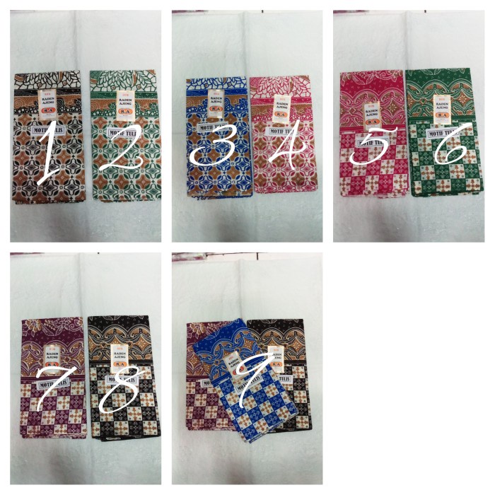 Taplak Taplak Meja Guru Batik Meja Betawi