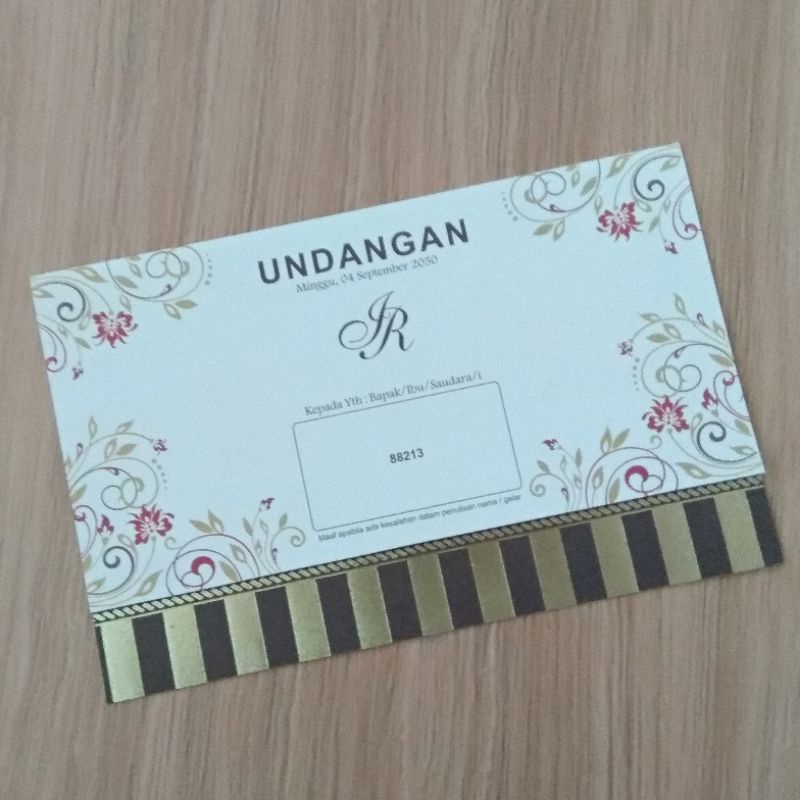 Undangan Erba 88213 BACA DESKRIPSI