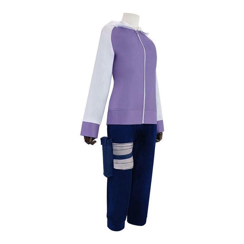 [MikanHiro Store] Costume Hinata Hyuga Naruto Shippuden cos clothing Hyuga Hinata cos clothing new anime role-playing C osplay clothing spot