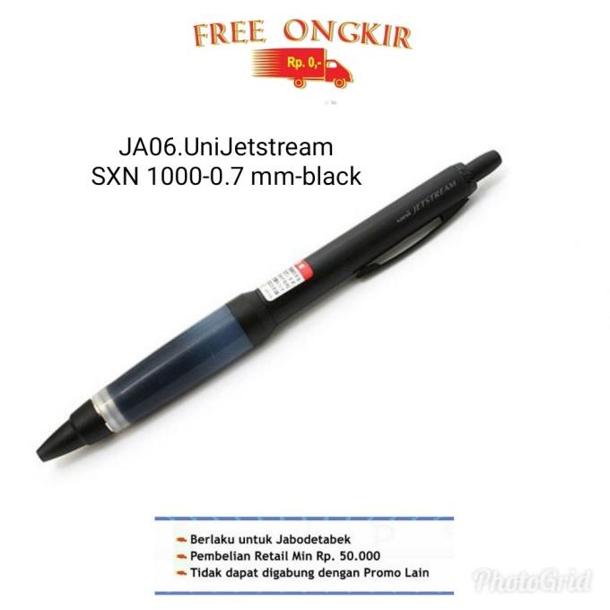 

(COD) JA06. Uni Jetstream SXN-100-0.7 mm- BLACKjip DISKON Kode 773