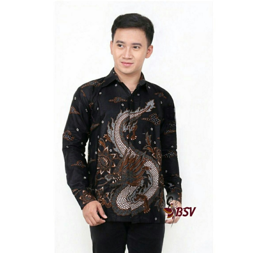 baju batik lengan panjang seze reguler