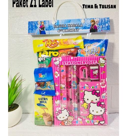 

BRANDS FESTIVAL Paket snack ulang tahun anak Z1 label / goodiebag / souvenir ulang tahun anak