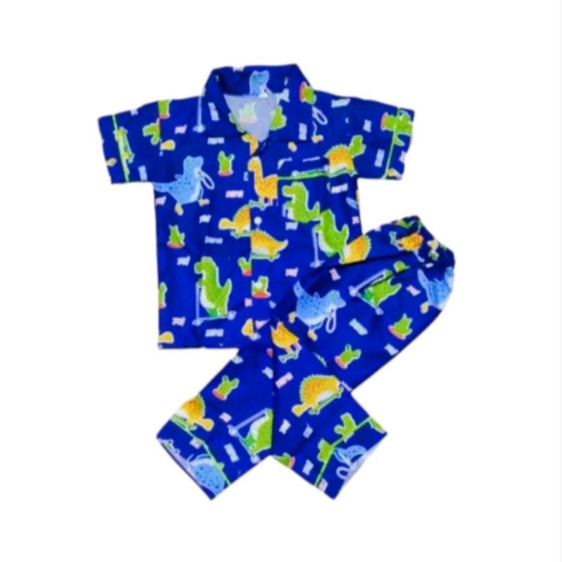 Baju tidur anak motif terbaru lengan pendek anak laki laki perempuan baju tidur anak anak pakaian tidur anak anak stelan  anak baju anak murah