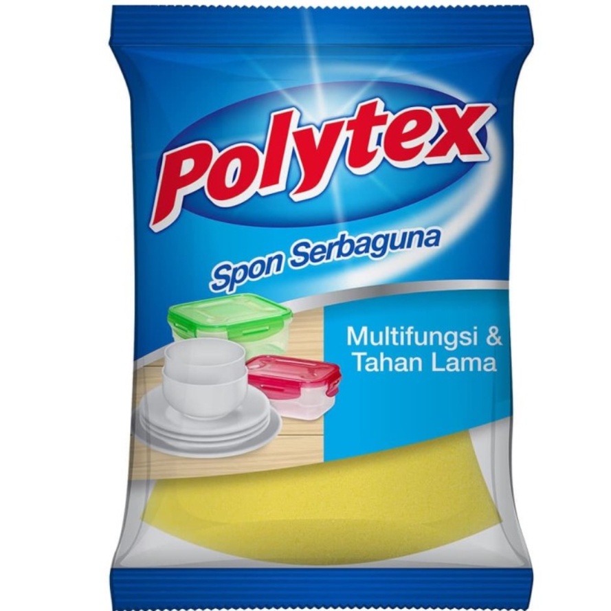Polytex Sabut Spon Cuci Piring Regular - 1 pc - spons cuci piring