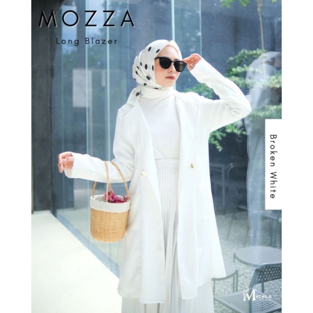 Jual Blazer Wanita Mozza Blazer By Mathla Shopee Indonesia