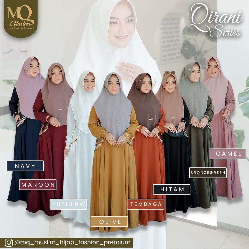 TERBARU Qirani series mom by MQ muslim hijab fashion premium