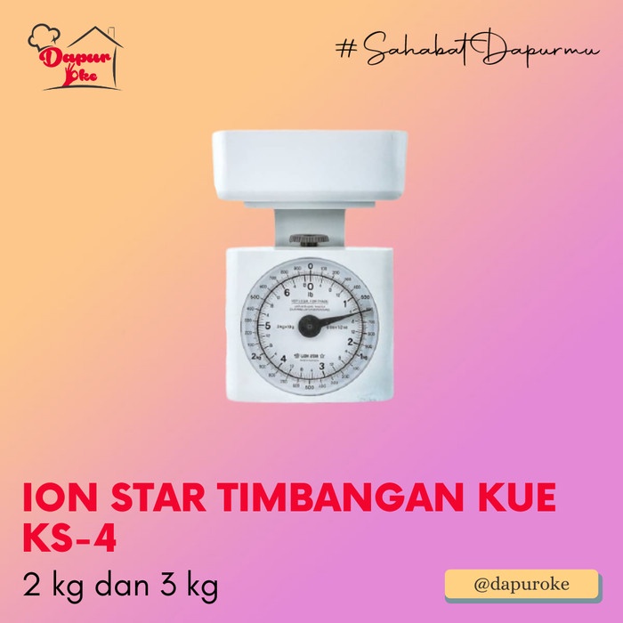 Lion Star Timbangan Kue KS-4 / Timbangan Dapur
