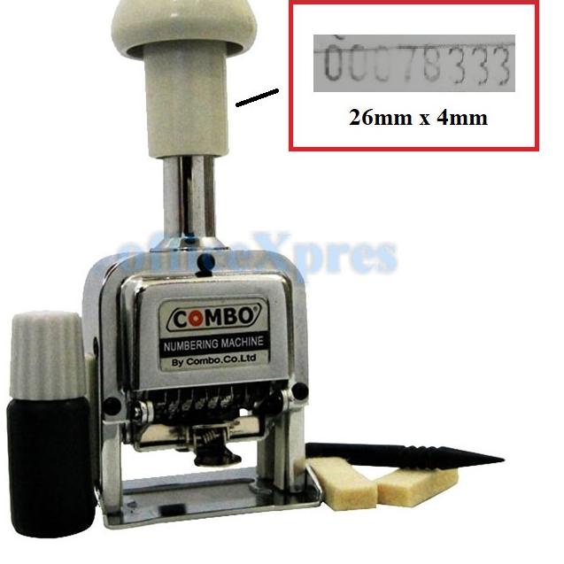 

FREE ONGKIR!Numbering Machine 6 , 7 , 8 Digits 108S / Numerator / Nomorator / Nomerator Combo|RA1