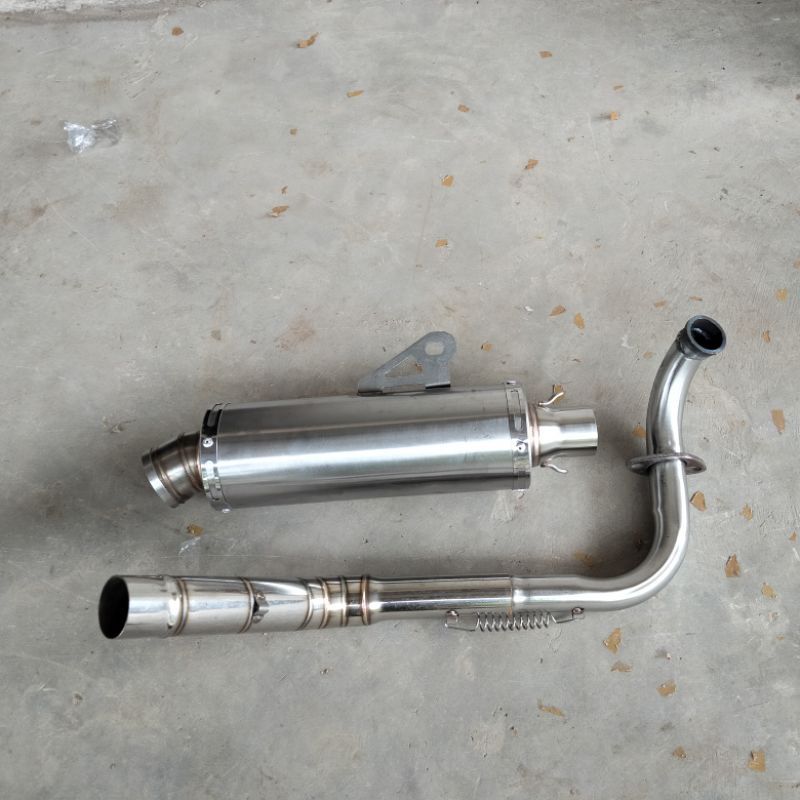 knalpot custom vario 150 dan vario 125 new model best3 polos inlet 38 knalpot racing vario 125 new v