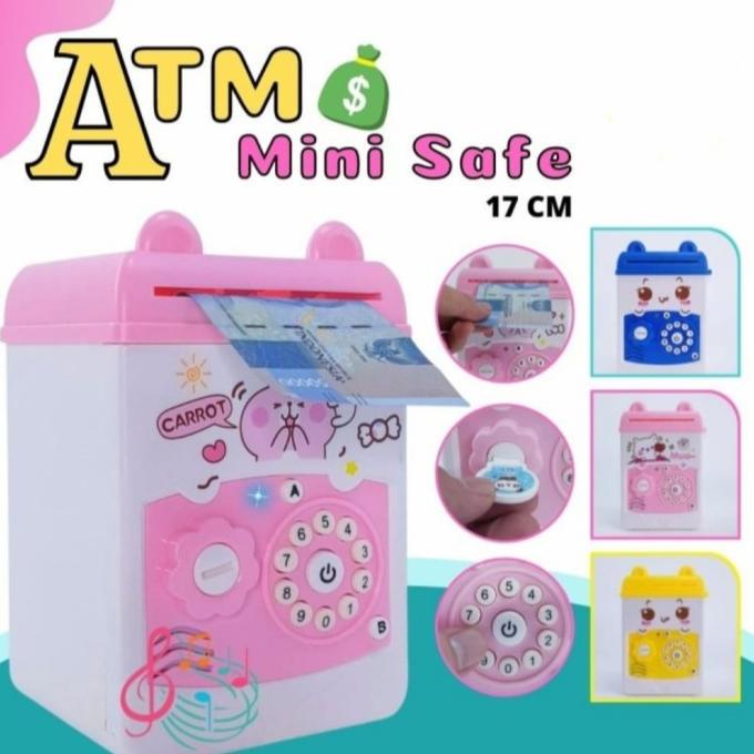 Mainan Anak Mini Celengan ATM Karakter